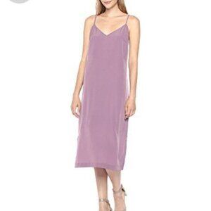 Kensie Soft Crepe V Neck‎ Cami Dress Mauve S